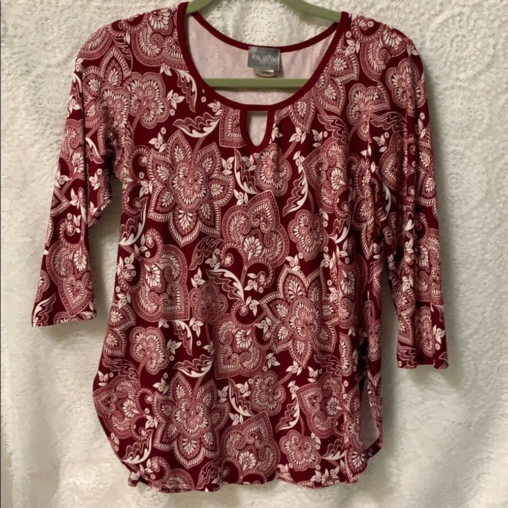 imodee top- small- soft 3/4 sleeves